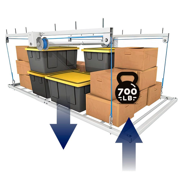 4x8 Retractable Garage Storage Lift Optimize and Organize Your Space