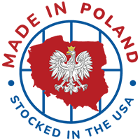 Made In Poland Stocked in the USA Map Symbol