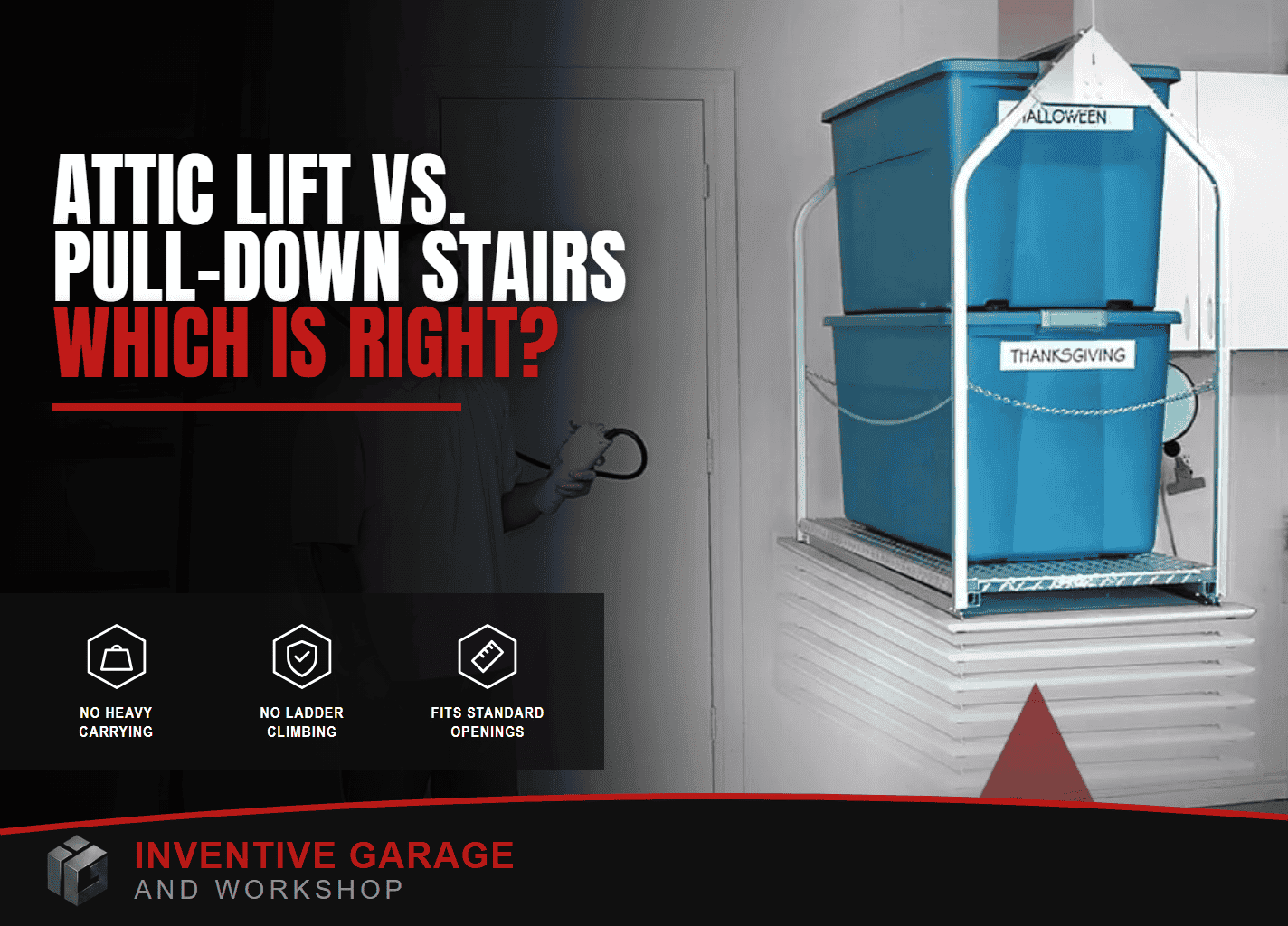 Attic Lift Compared With Pull-Down Stairs