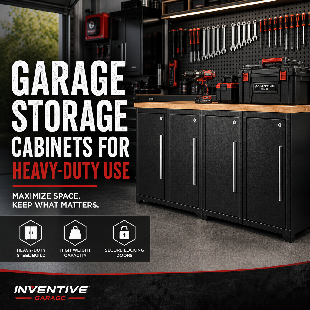 Garage Storage Cabinets for Heavy-Duty Use