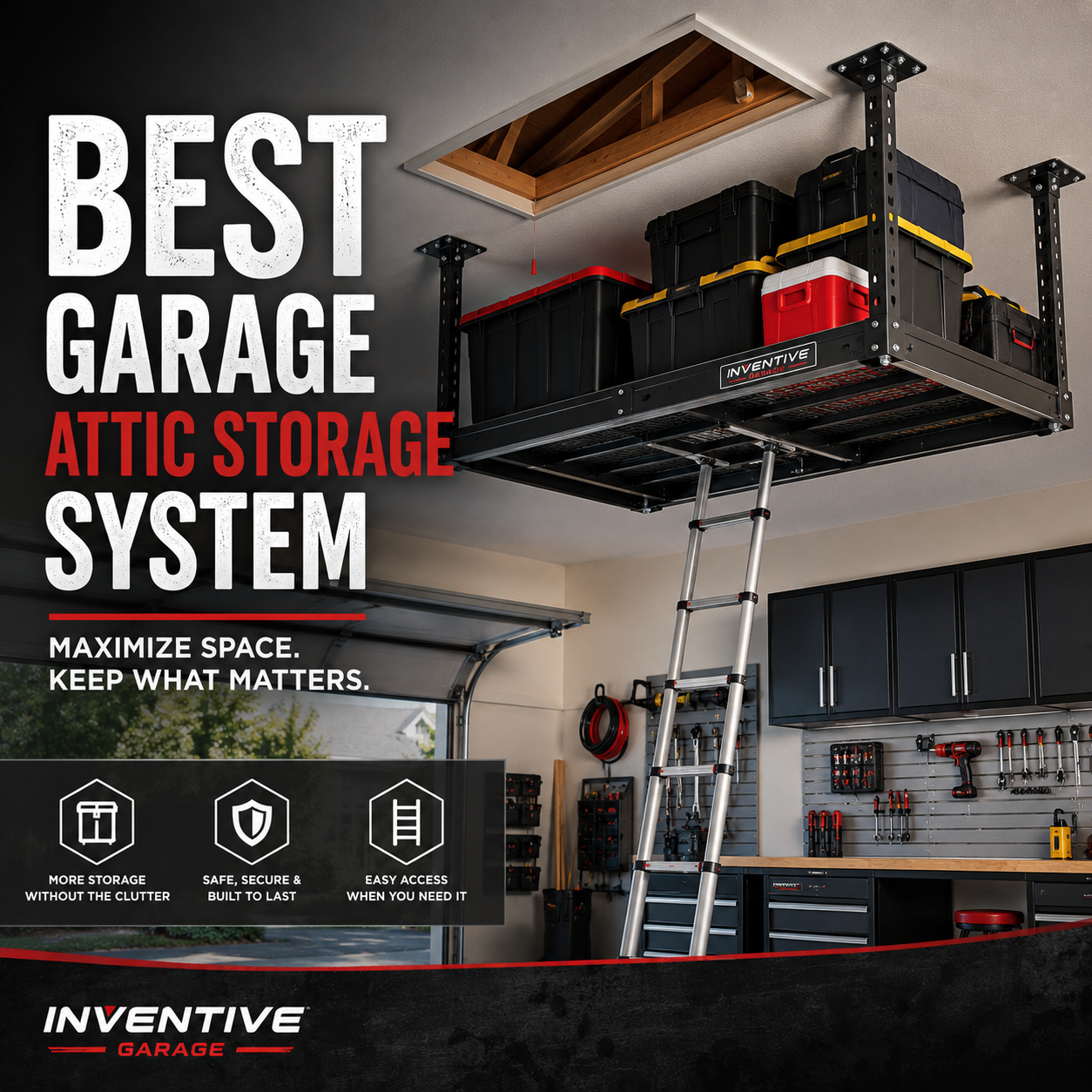What's the Best Garage Attic Storage System for Heavy Items?