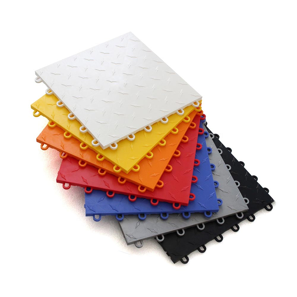 Multi-Color Interlocking Floor Tiles