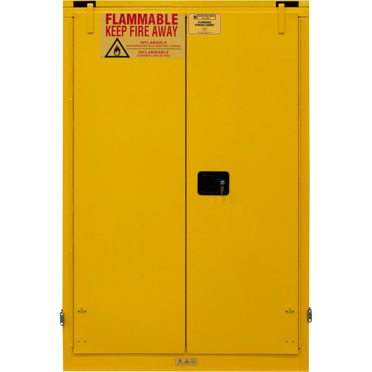 Goldenrod Durham 45 Gallon Flammable Storage Self Close