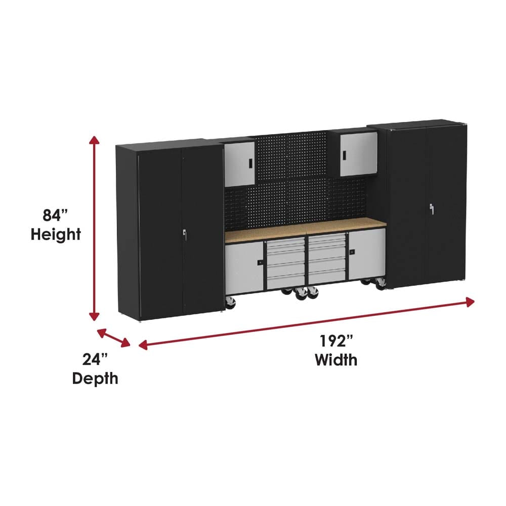 11 Piece Valley Craft Cabinet Workbench Suite