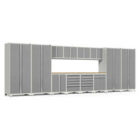14 Piece Garage Cabinet Set With Multi Function Cabinet Pro 3.0 Series Featuring Tall Cabinets, Wide Drawers, And Overhead Compartments