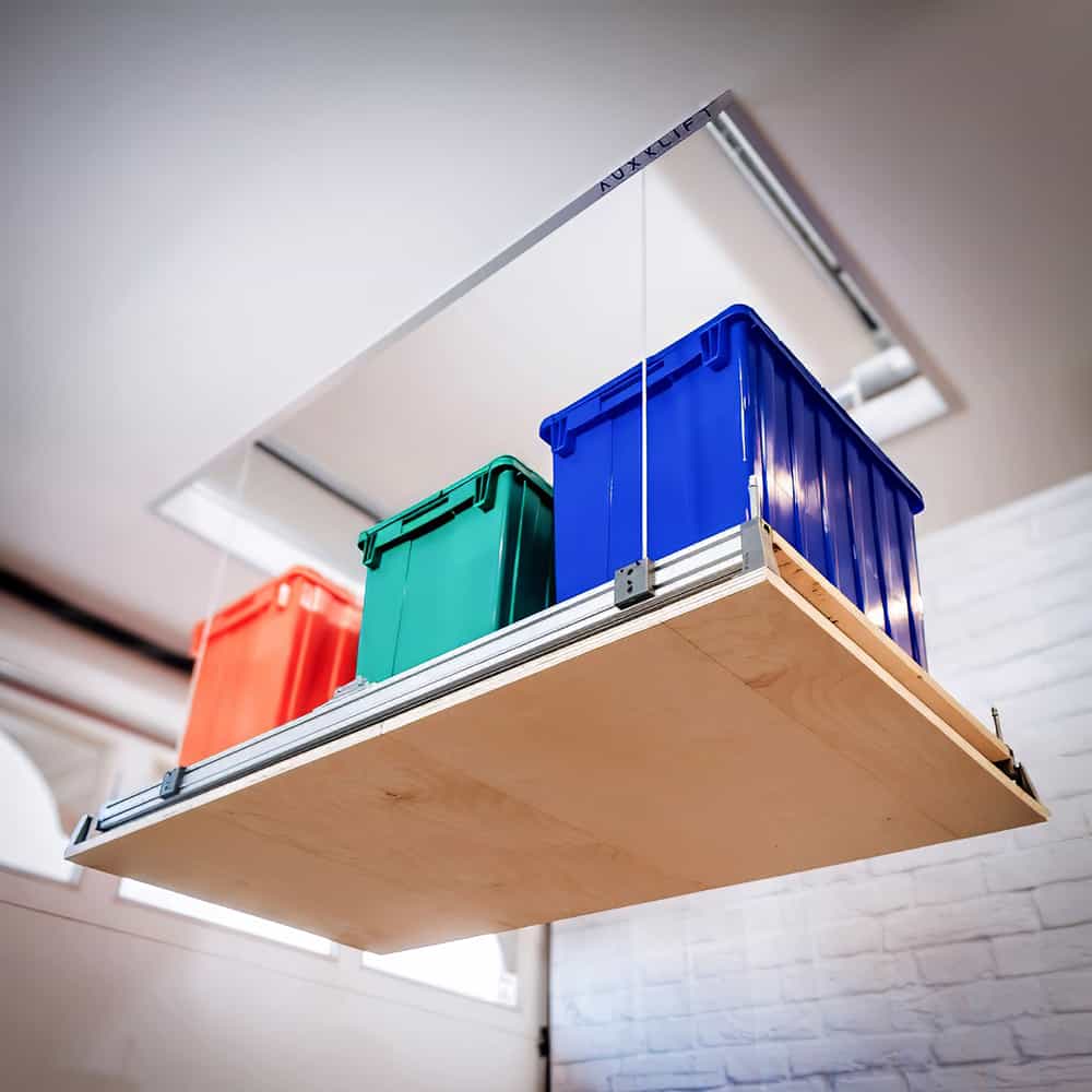 Auxx-Lift Attic Lift with Lowered Platform