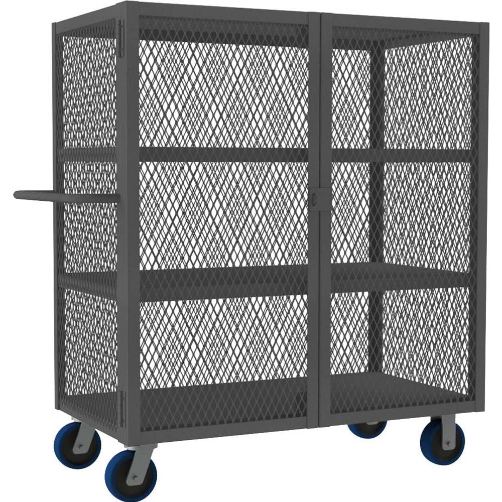 2000 Lbs Capacity Mesh Truck Durham With Mesh Sides And A Small Protruding Shelf