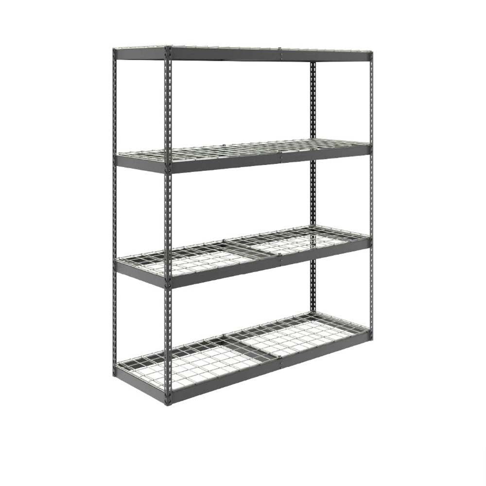 24 x 72 x 84 Storage Rack With Four Wire Shelves Designed For Storage And Organization