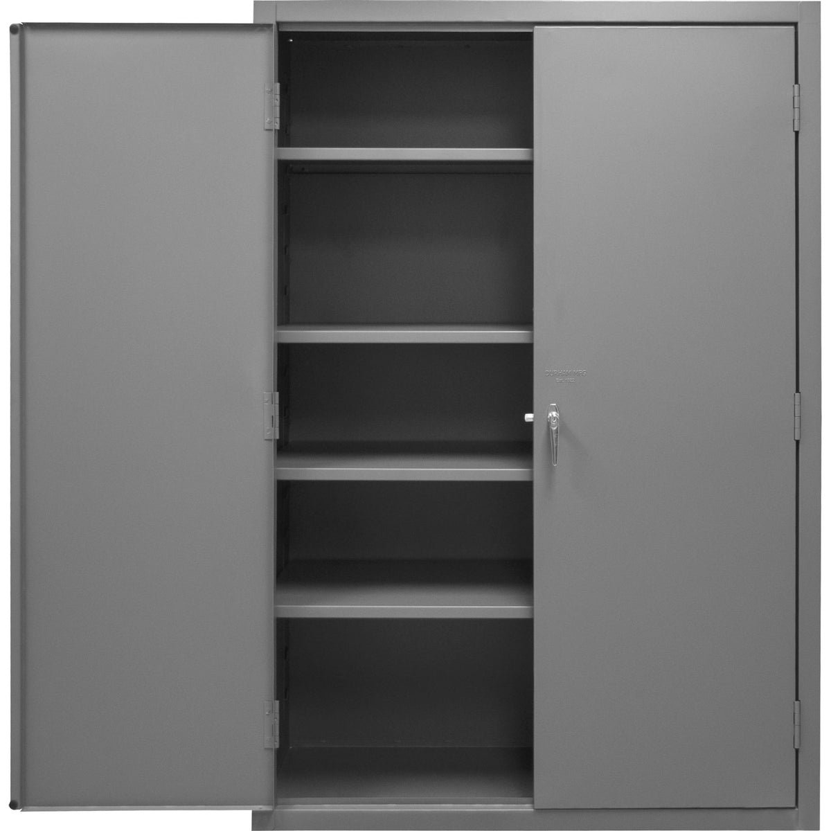 Slate Gray Durham 16 Gauge 4 Shelves Cabinet 48 X 24 X 72
