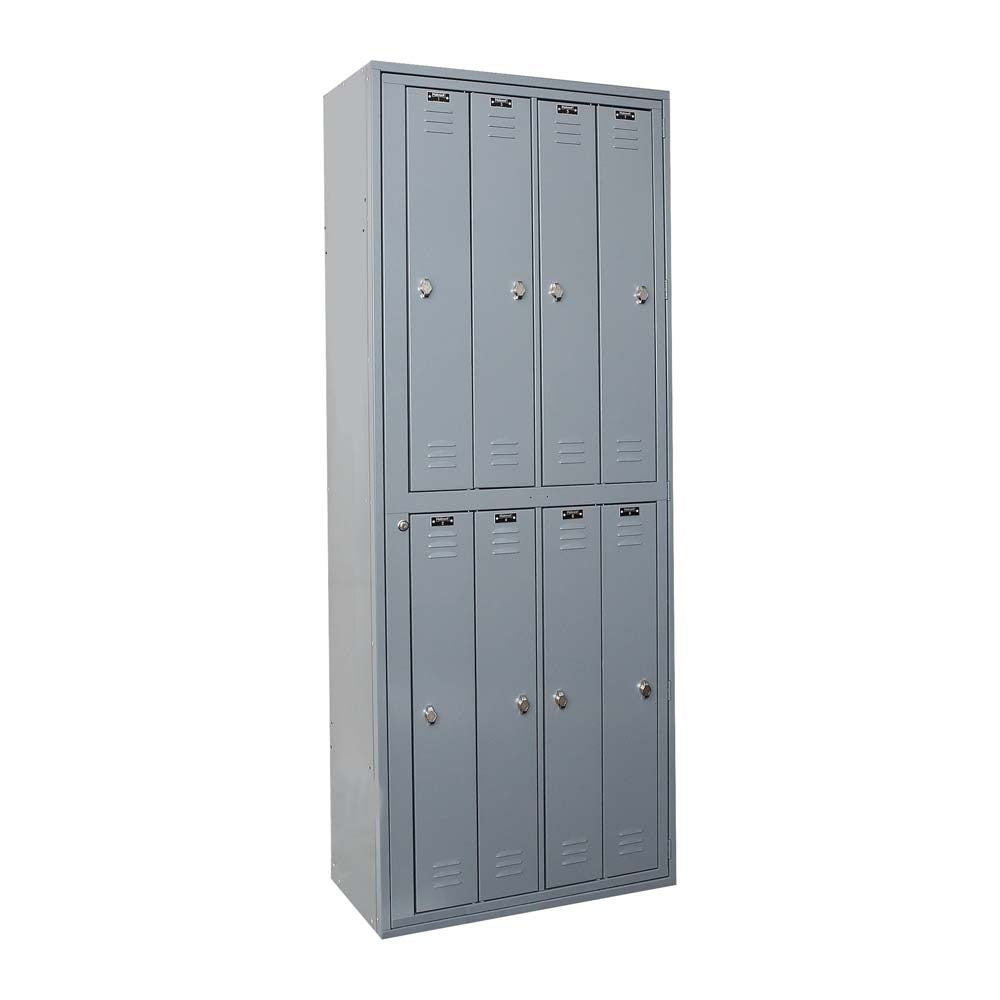 33-Inch Wide Uniform Exchange Locker With Six Compartments Arranged In Two Rows