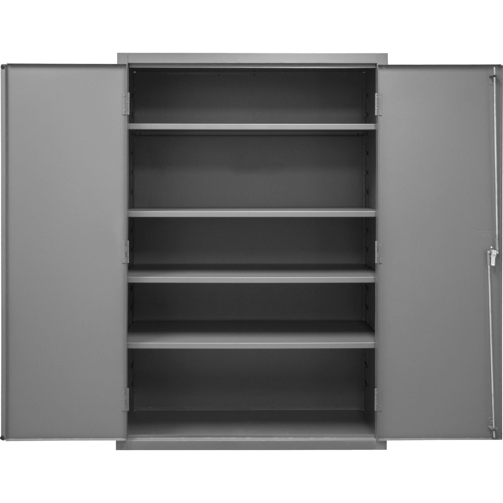 Dim Gray Durham 4 Shelves Cabinet 48 X 24 X 72