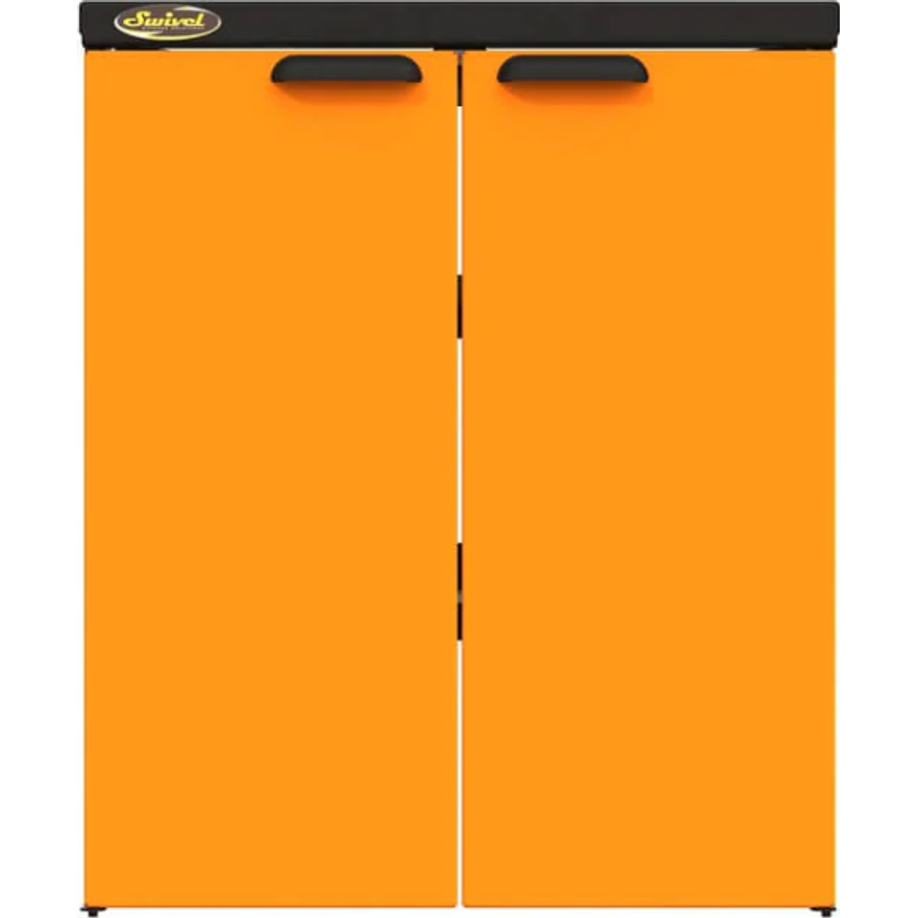 Orange Swivel Pro 80 30&quot; Floor Cabinet Middle Unit with 2 Height Adjustable Shelves PR80SD030