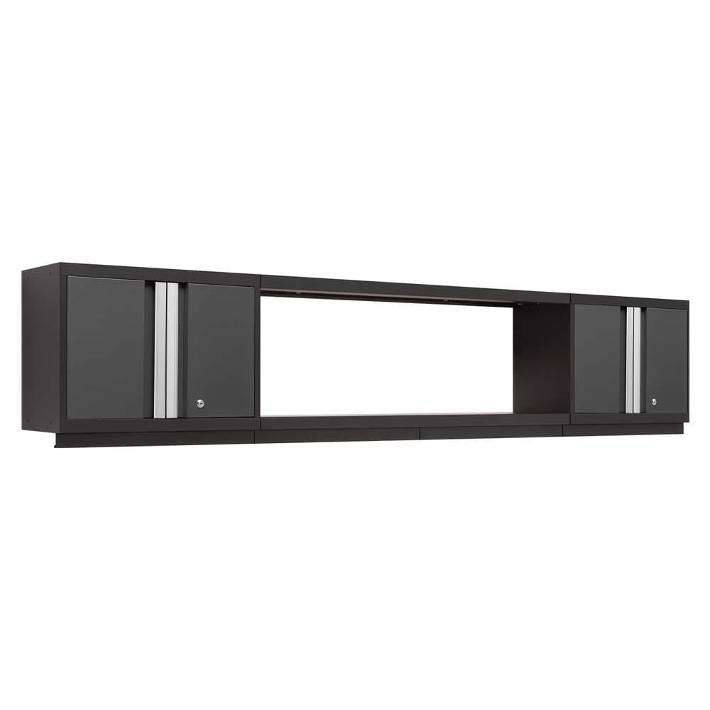 3 Piece Wall Cabinet Set Bold 3.0 With Display Shelf With Two Lockable Doors On Each Side And An Open Central Space