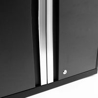 6 Piece Garage Cabinet Set Pro 3.0 Series With A Small Circular Lock At The Bottom Right Corner