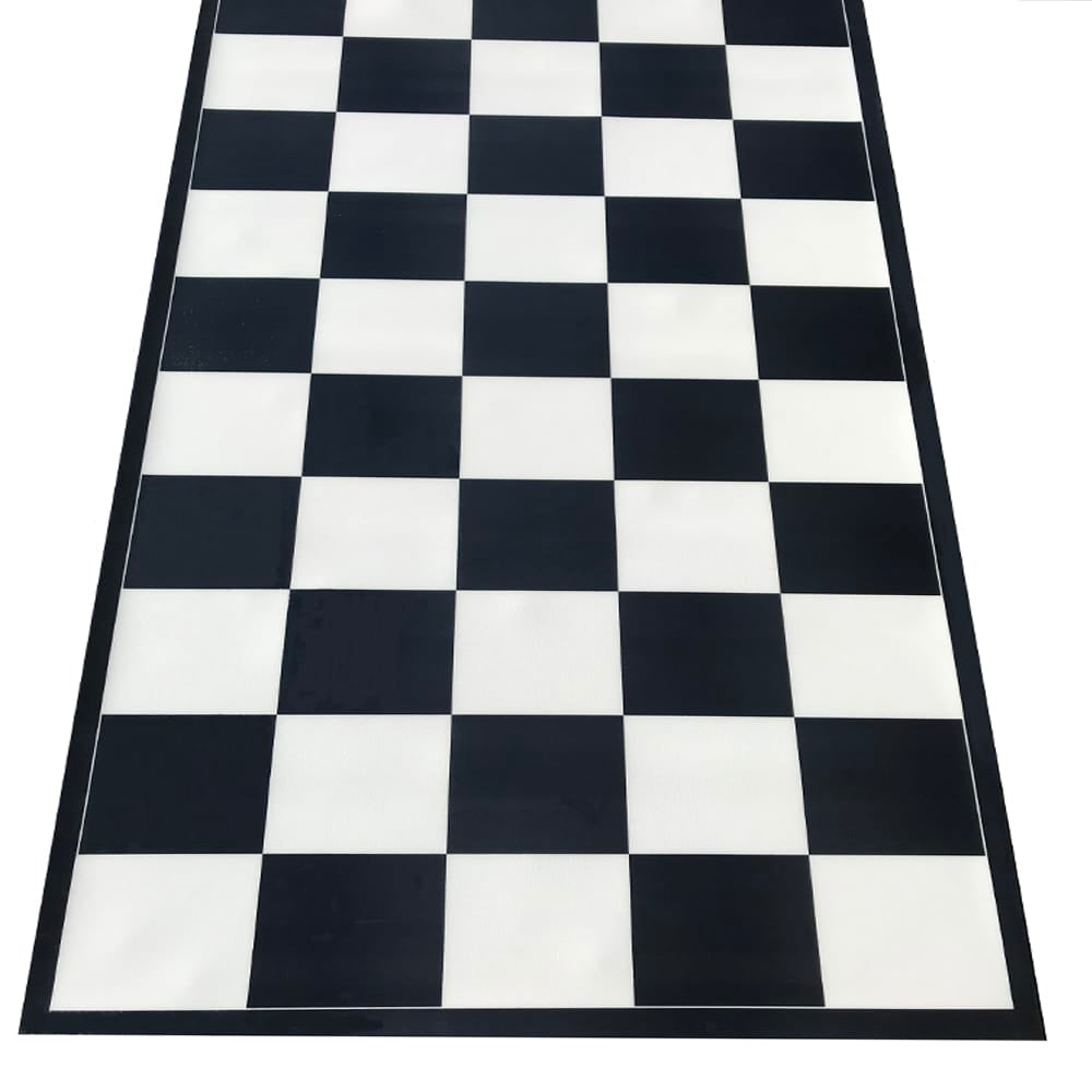 Alternating Black And White Parking Pad G-Floor Arranged In A Grid Pattern