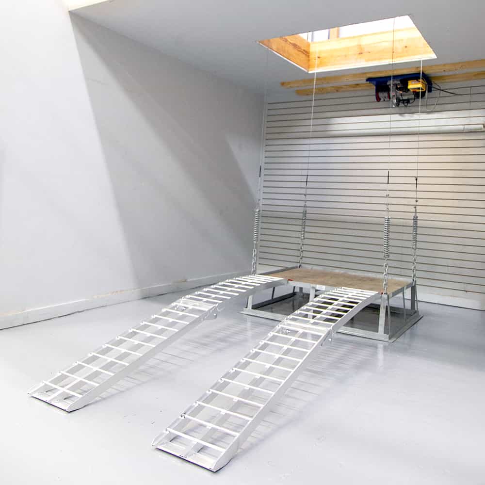 Attic Lift - Stowaway Ramp