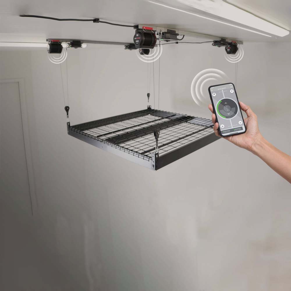 SmarterHome Platform Storage Lift controlled by smartphone