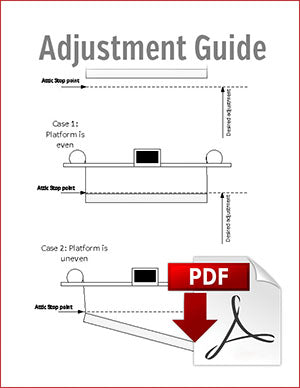 Attic-Lift Adjustment Guide PDF Thumbnail