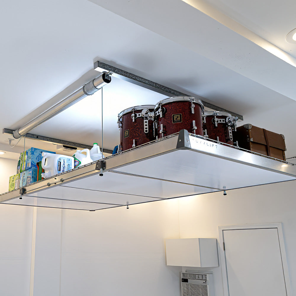 Auxx-Lift Auxx-Cover Translucent Panel With Cargo On Platform