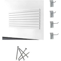 Lavender storeWALL Small Basic Duty Starter System - 2 Slatwall Panels