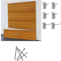 Sienna storeWALL Medium Basic Duty Starter System - 4 Slatwall Panels