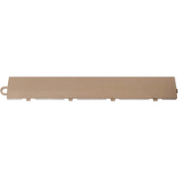 Beige Racedeck Edges Garage Flooring Featuring Small Spaced Tabs Along The Bottom Edge And A Loop On One End