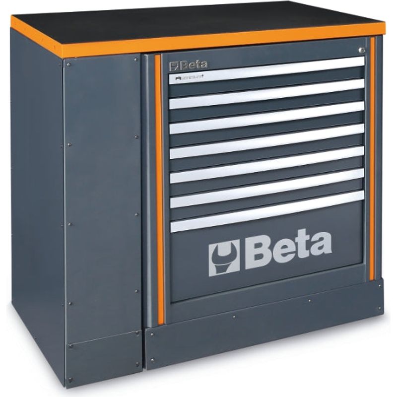 Dim Gray Beta Tools C55BG/1 Extension Workbench With Fixed Module