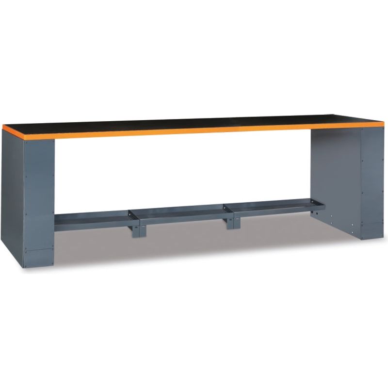 Slate Gray Beta Tools C55BO/2.8-M Long Workbench, Orange