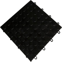 Black Race Deck Circle Trac Featuring A Pattern Of Circular Indentations
