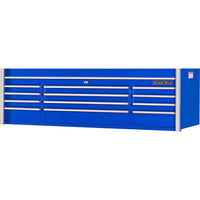 Blue Metal Extreme Tools RX 72 Top Chest With Multiple Drawers And A Central Locking Mechanism