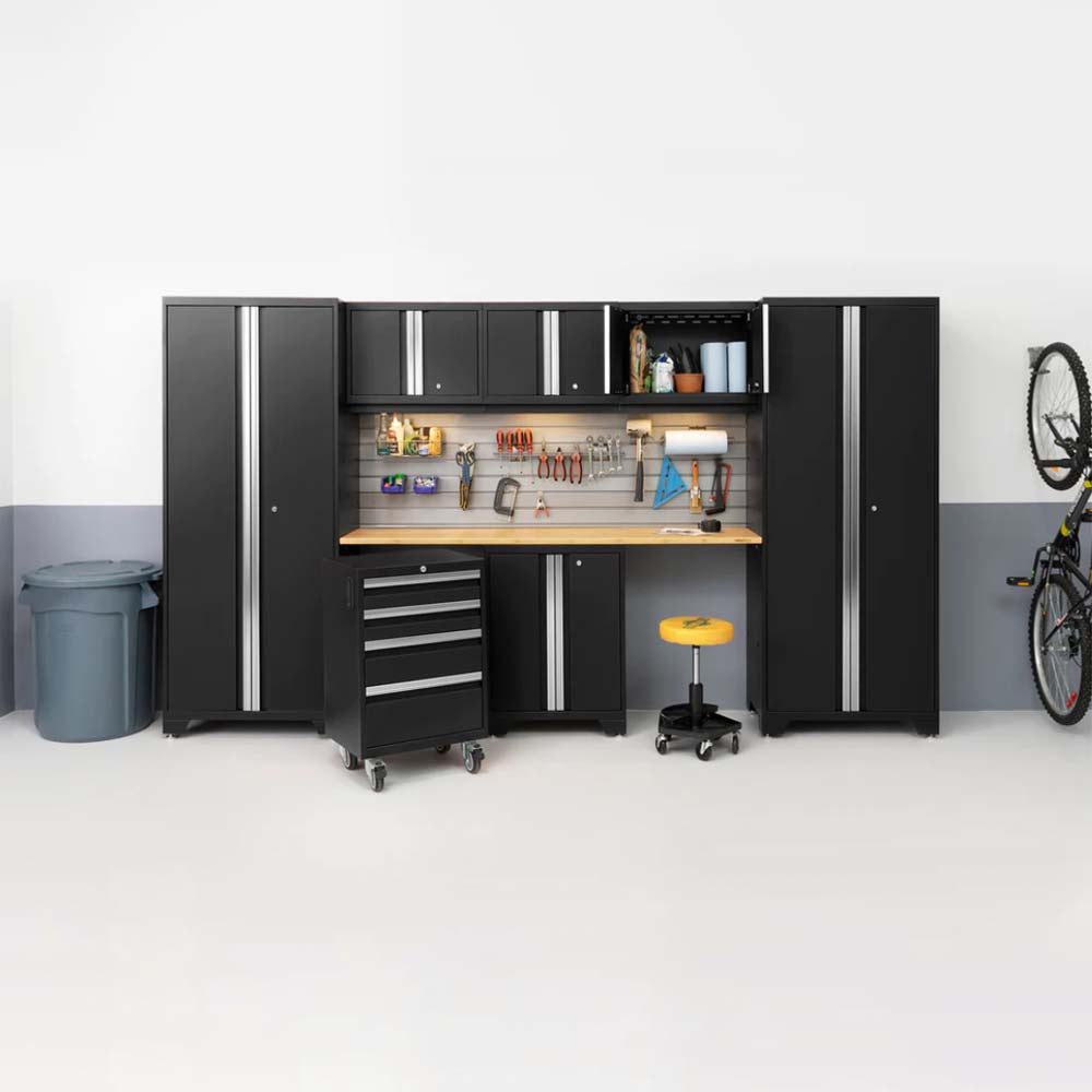 Bold Series 9 Piece Garage Cabinet Set With Multiple Storage Units