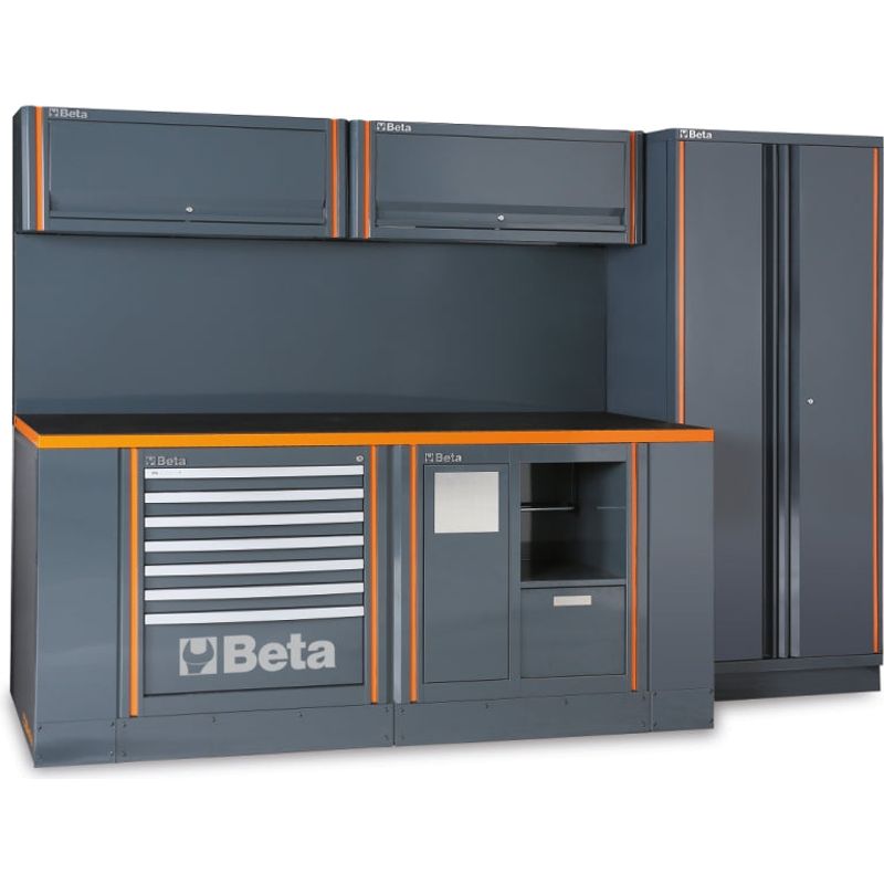 Dim Gray Beta Tools C55AB Workshop Equipment Combination