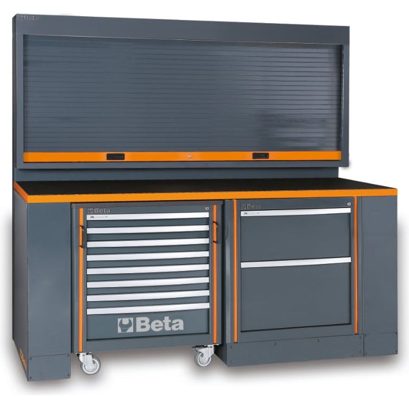 Dim Gray Beta Tools C55PB/3 Workshop Equipment Combination