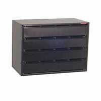 Cabinet With Slide Rack Featuring Four Drawers With Recessed Handles