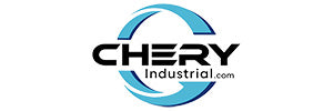 Chery Industrial logo with blue and black design on a white background