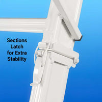 Close Up of Rainbow Attic Stair F Series Attic Ladder Section Latch