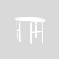 Corner Work Table Valley Craft With Four Legs And A Raised Edge Around The Tabletop