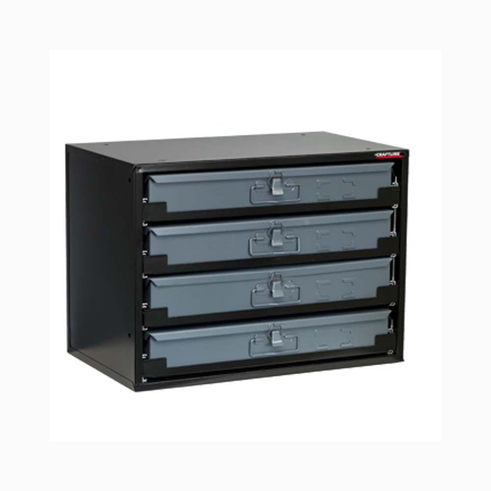 Craftline Slide Rack Storage Cabinet With Four Lockable Drawers