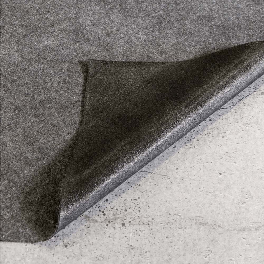 Drip And Dry Flooring Mats With A Slight Fold Revealing A Smoother Black Underside