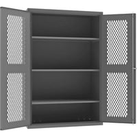 Durham 48x24x72 Cabinet With 3 Shelves With Mesh Doors And Three Shelves Inside