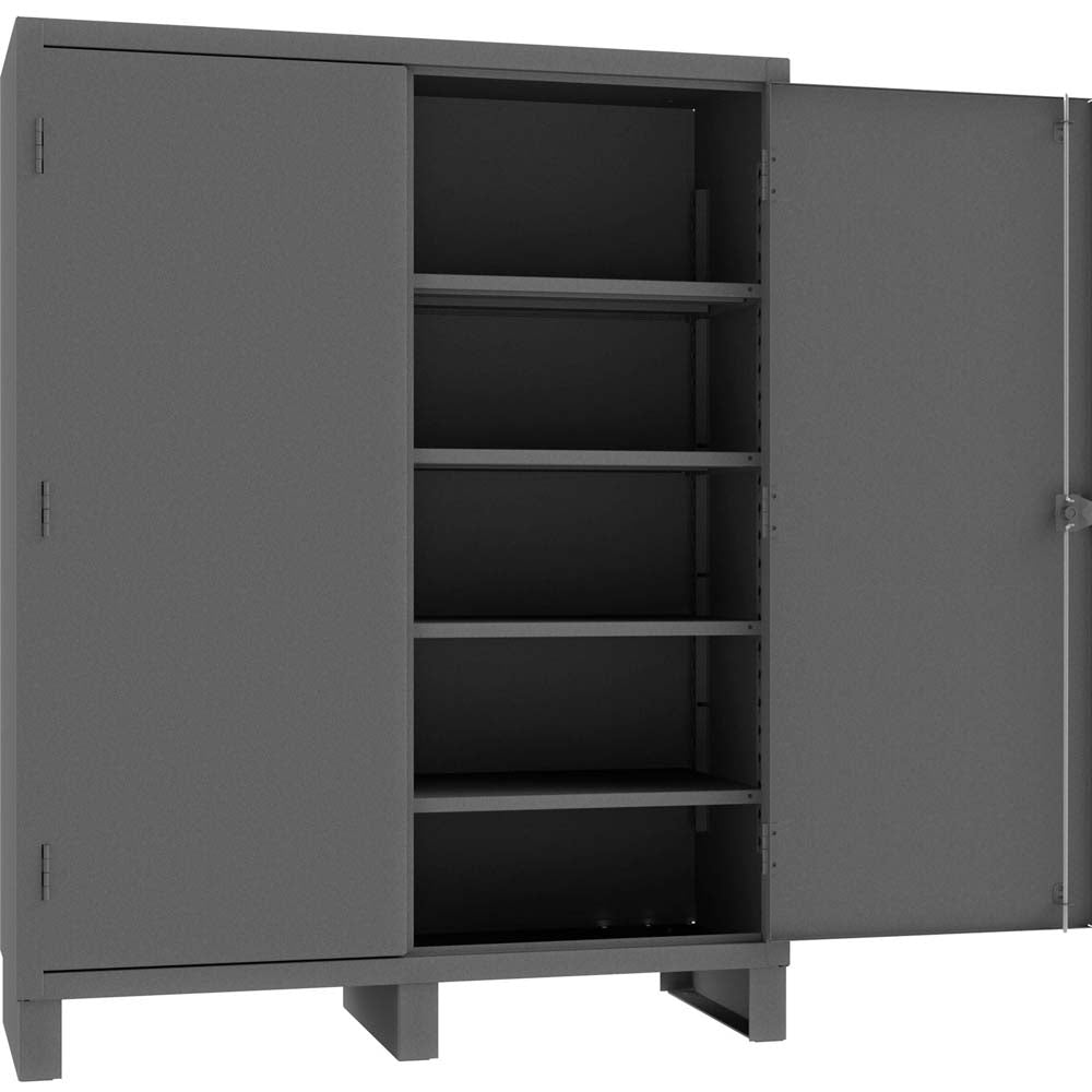 Durham 60x24x78 Cabinet With Two Open Doors And Four Adjustable Shelves Inside