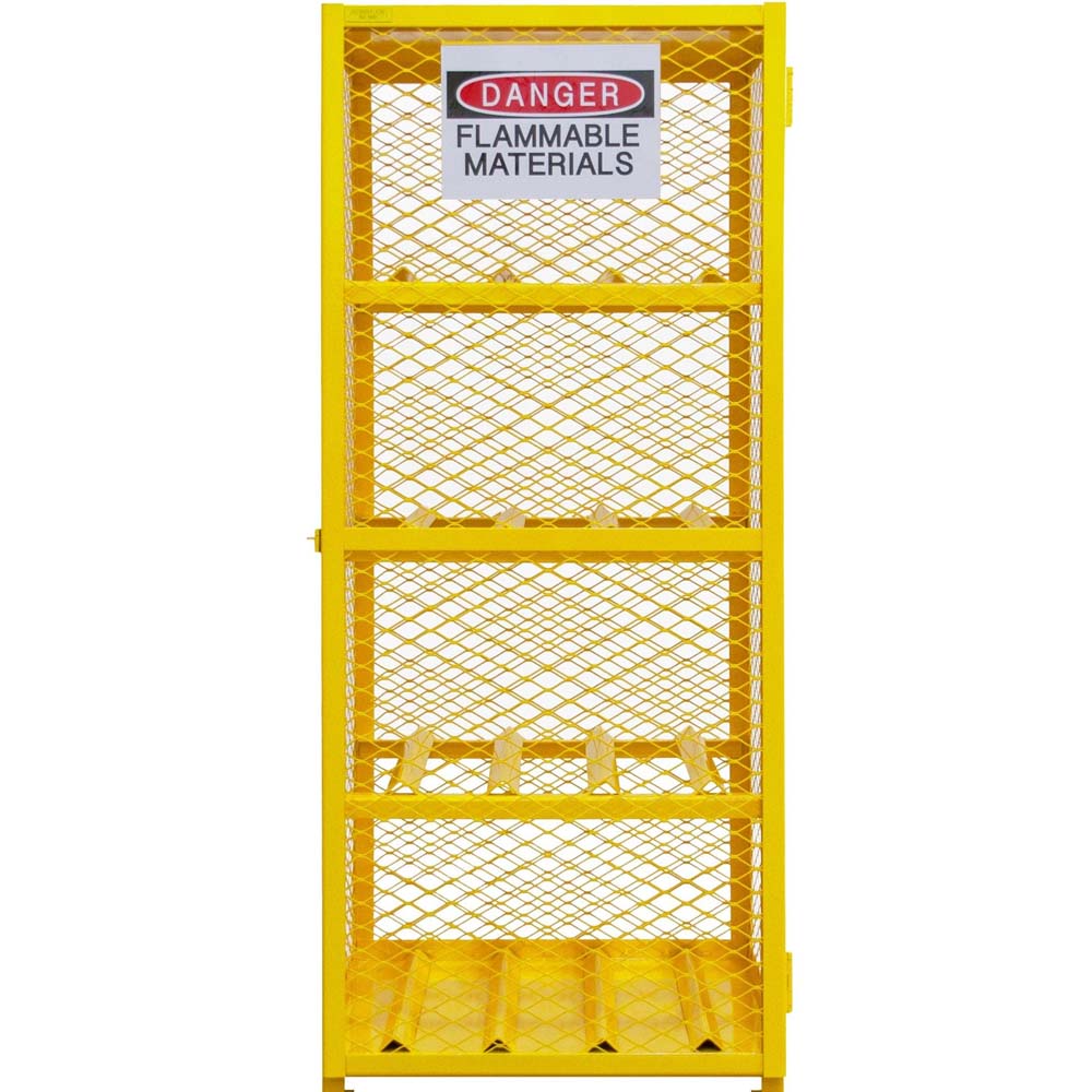 Durham Horizontal Gas Cylinder Cabinet Capacity 8 Manual Close