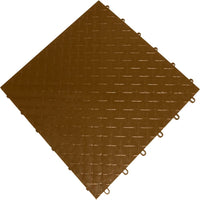 Espresso Race Deck Diamond Flooring With A Textured Surface Featuring A Repeating Diamond Pattern