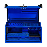 Extreme Tools 41-Inch Tool Workstation With Multiple Compartments And A Power Strip On The Left Side
