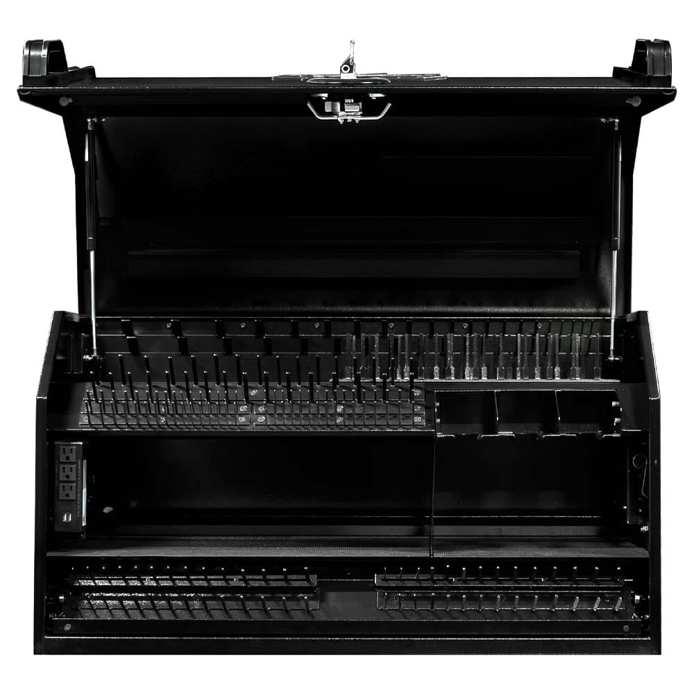 Extreme Tools PWS4120 Portable Workstation With Various Compartments And Slots For Organizing Tools