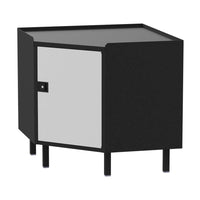F89137BS Workbench Valley Craft With A Single Door And Four Legs Designed With An Angled Top Surface