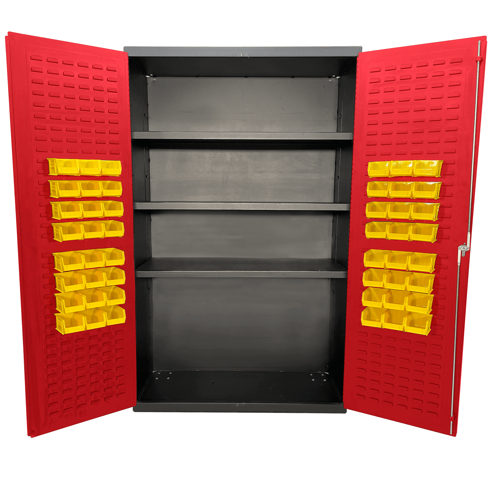 Valley Craft Bin & Shelf Cabinets - Flush Door - 72W x 84H / Base