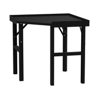F89448BK Work Table Valley Craft With A Raised Edge And Sturdy Leg