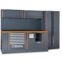 Full Gray Beta Garage Workstation