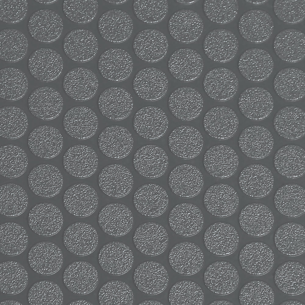 Gray G-Floor Small Coin Roll Flooring Displays A Grid Of Evenly Spaced Texrtured Circular Shapes